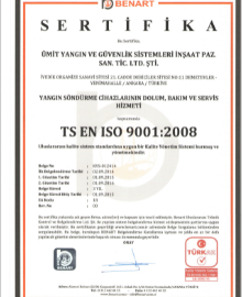 ISO 9001 Belgesi