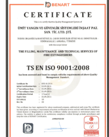 ISO 9001 Belgesi