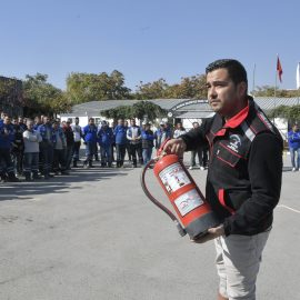 MAMAK BELEDİYE BAŞKANLIĞI YANGIN EĞİTİM VE TATBİKATINI TAMAMLADIK